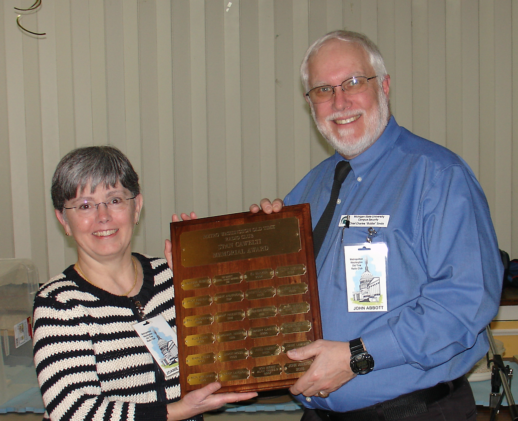 John Abbott winner of the Cawelti Award 2103