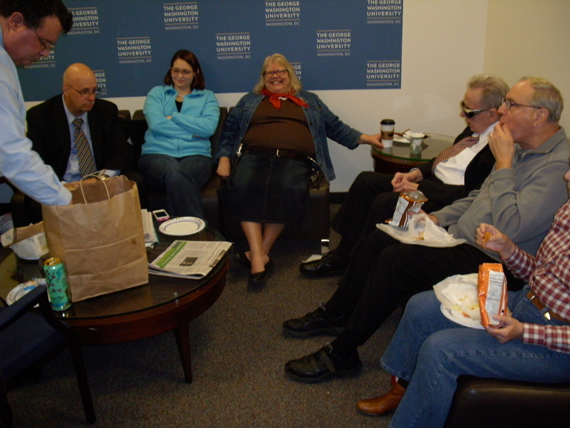 Lunch in the Green room